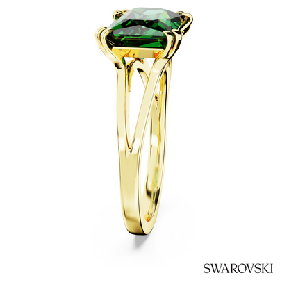Swarovski Stilla cocktail ring, Rectangular cut, Green – item 5677140 image 3