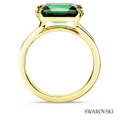 Swarovski Stilla cocktail ring, Rectangular cut, Green – item 5677140 image 4
