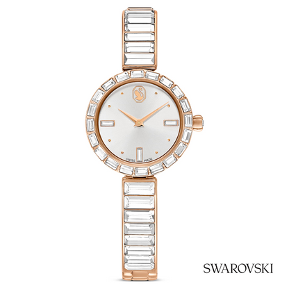 Matrix bangle watch, Swiss Made, Crystal bracelet