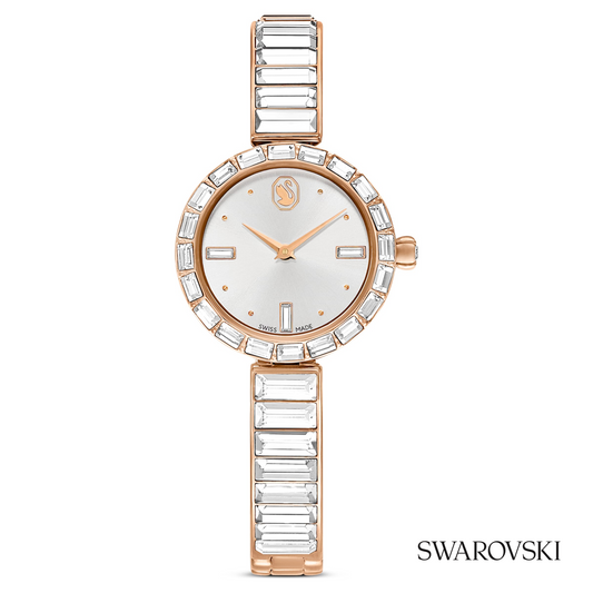 Matrix bangle watch, Swiss Made, Crystal bracelet