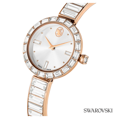 Matrix bangle watch, Swiss Made, Crystal bracelet