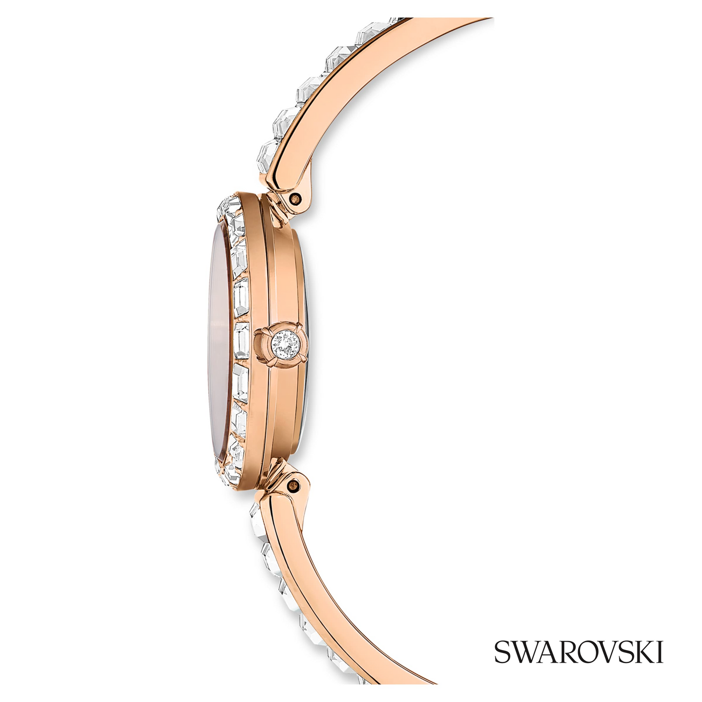 Matrix bangle watch, Swiss Made, Crystal bracelet