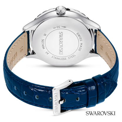 Octea moon watch, Swiss Made, Moon, Leather strap