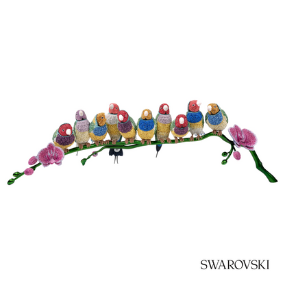 Swarovski Crystal Myriad Gouldian Finches – item 5677659