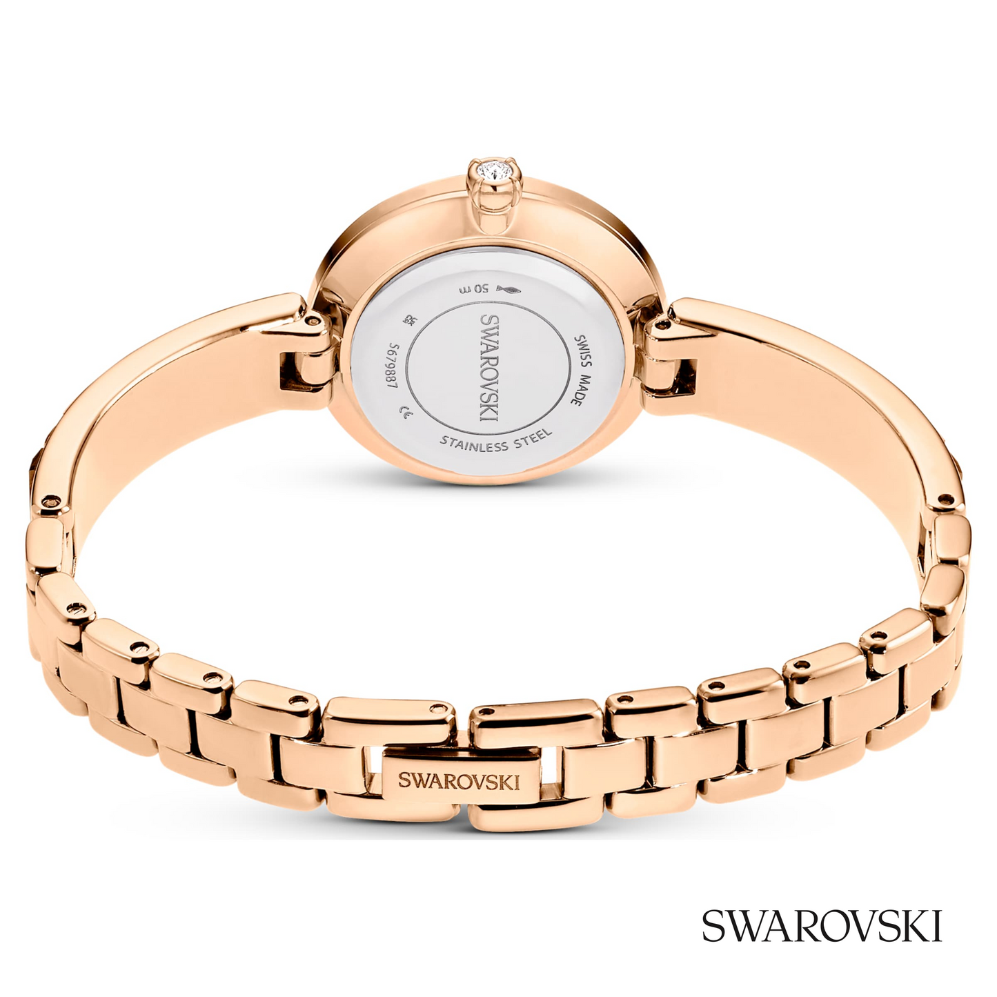 Matrix bangle watch, Swiss Made, Crystal bracelet