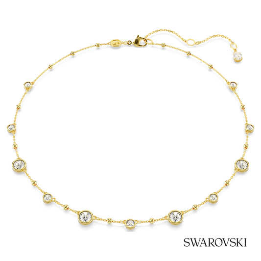 Swarovski Imber necklace, Round cut, Scattered design – item 5680090