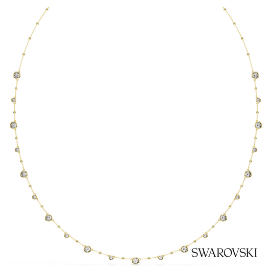 Imber strandage, Round cut, White, 18K gold finish – item 5680091