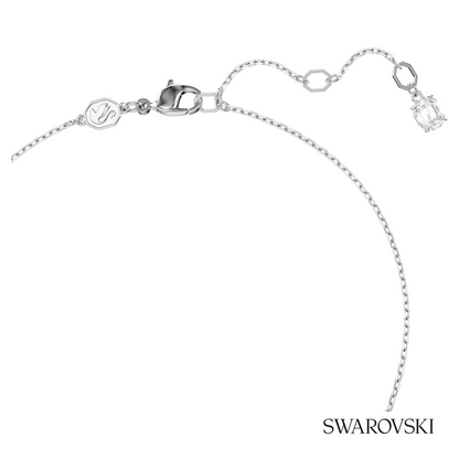 Swarovski Idyllia pendant, Heart, Blue, Rhodium plated – item 5680403 image 3