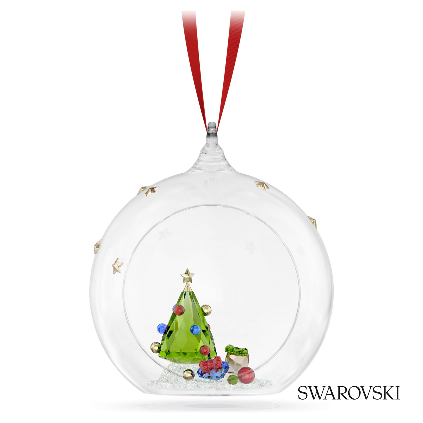 Swarovski Holiday Cheers Tree and Gifts Ball Ornament – item 5681633