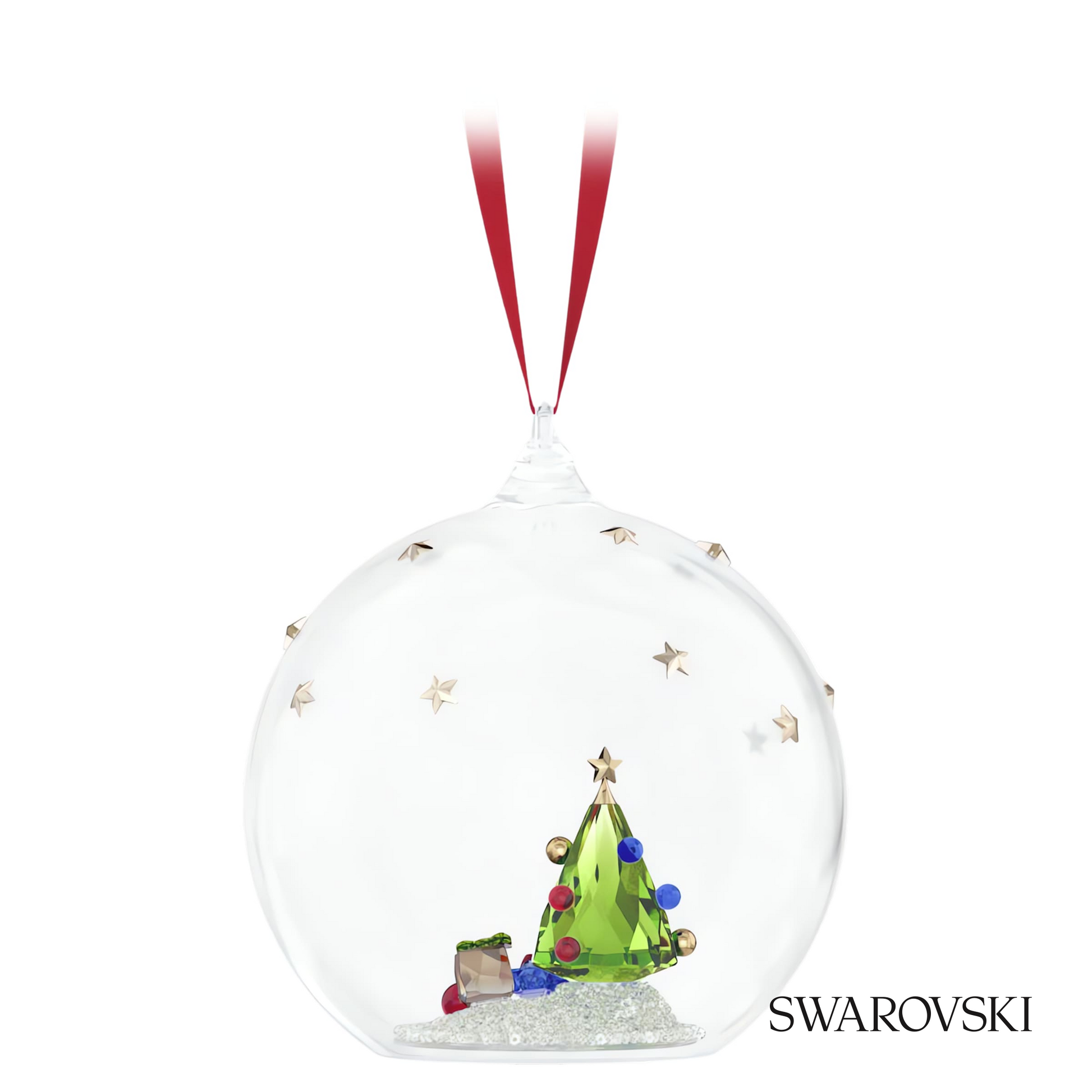 Swarovski Holiday Cheers Tree and Gifts Ball Ornament – item 5681633 image 3