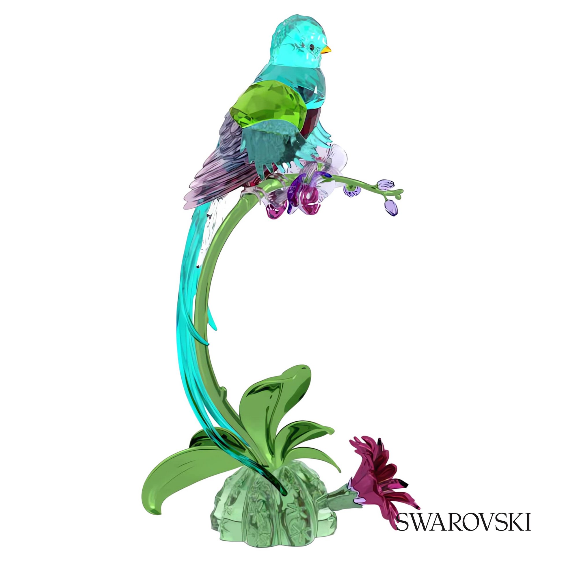 Swarovski Idyllia Quetzal and Orchid – item 5682123 image 3