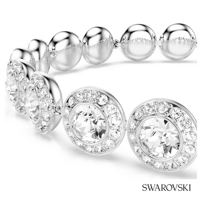 Swarovski Una Angelic bracelet, Round cut, White, Rhodium – item 5682279 image 2