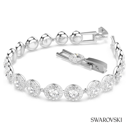 Swarovski Una Angelic bracelet, Round cut, White, Rhodium – item 5682279 image 4