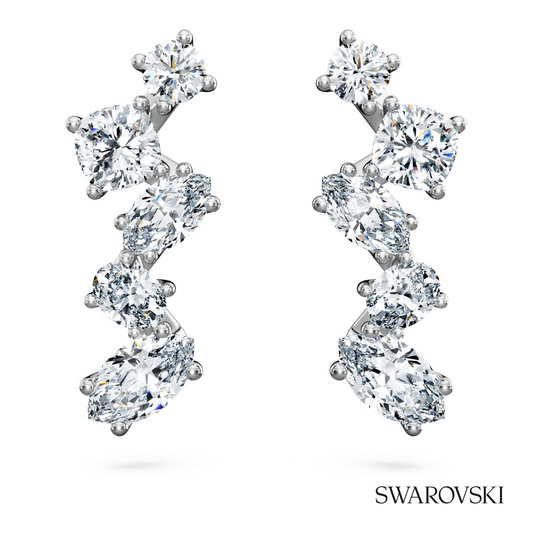 Galaxy ear cuffs, Lab-grown diamonds 1.25 ct tw, Mixed shapes, 14K white gold – item 5684307