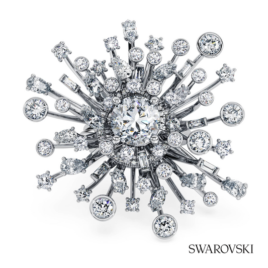 Galaxy ring, Lab-grown diamonds 9.5 ct tw, Mixed shapes, 18K white gold – item 5684703
