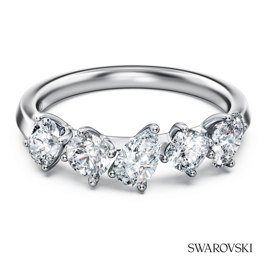 Galaxy ring, Lab-grown diamonds 1 ct tw, Mixed shapes, 14K white gold – item 5684718