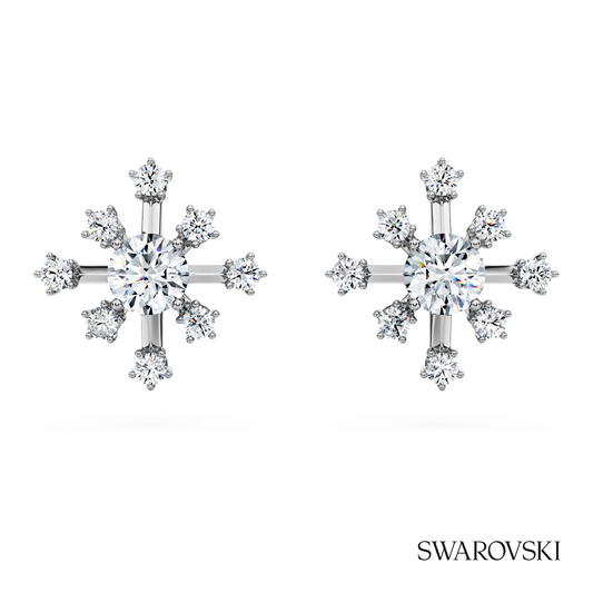 Galaxy stud earrings, Lab-grown diamonds 0.5 ct tw, Round shape, 14K white gold – item 5684754