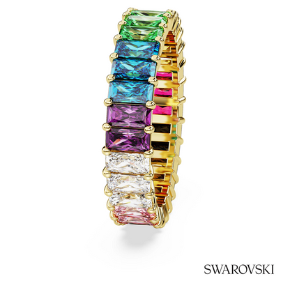 Swarovski Matrix ring, Baguette cut, Multicolored, 18K – item 5685653 image 3