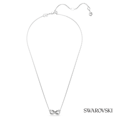 Hyperbola pendant, Pave, Infinity, White, Rhodium plated – item 5687265 – view 2