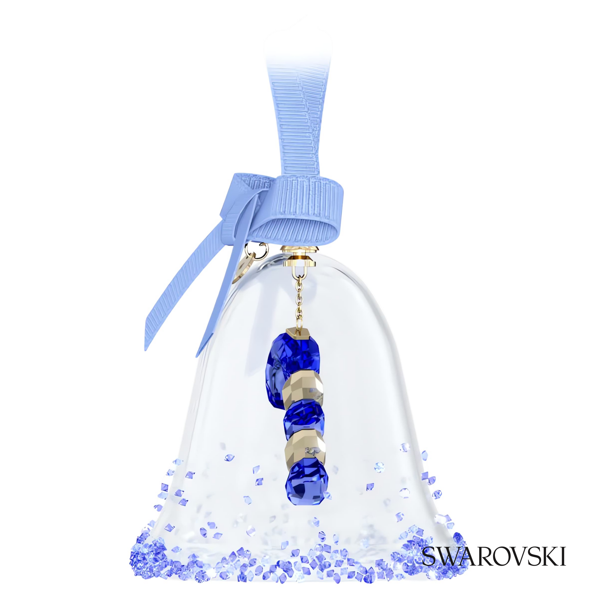 Swarovski Holiday Cheers dulcis Bell Ornament, Blue – item 5688314 image 2