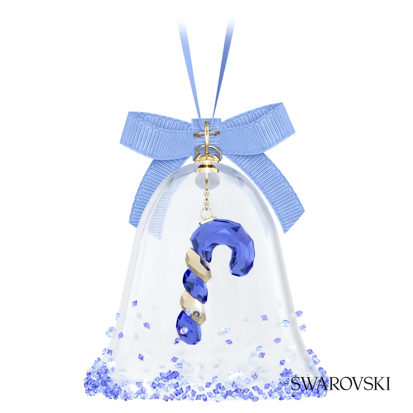 Swarovski Holiday Cheers dulcis Bell Ornament, Blue – item 5688314 image 3