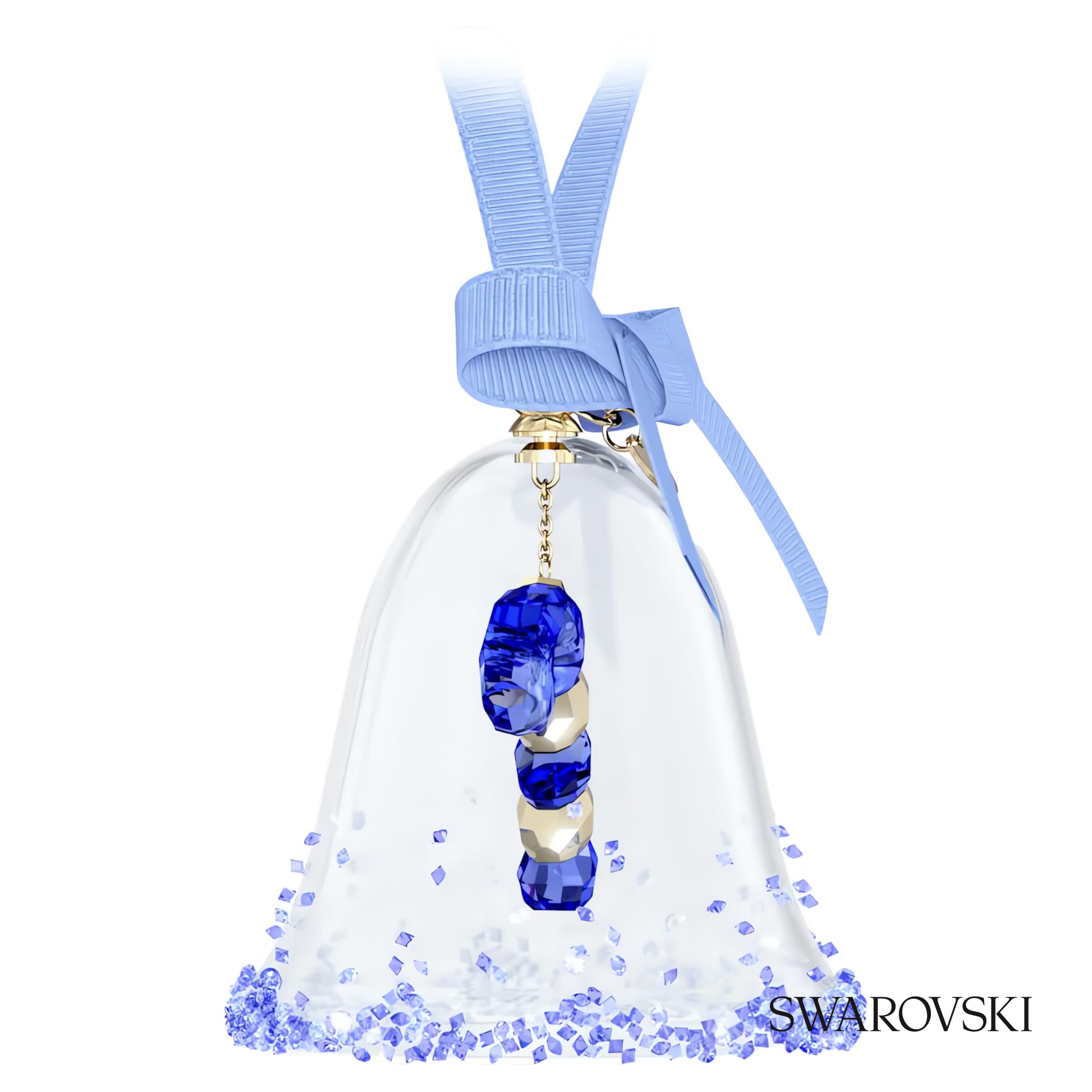Swarovski Holiday Cheers dulcis Bell Ornament, Blue – item 5688314 image 4