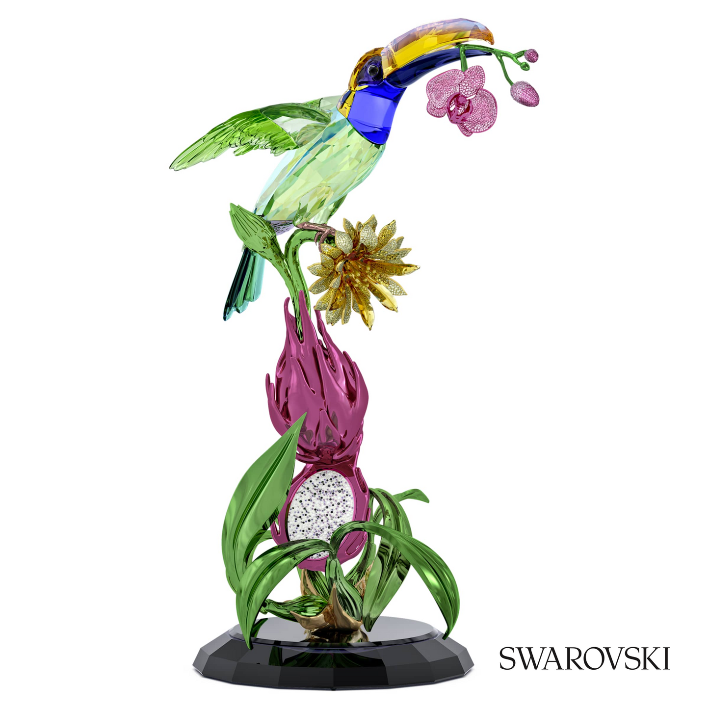 Swarovski Idyllia Toucan and Dragon Fruit Totem Limited – item 5688469