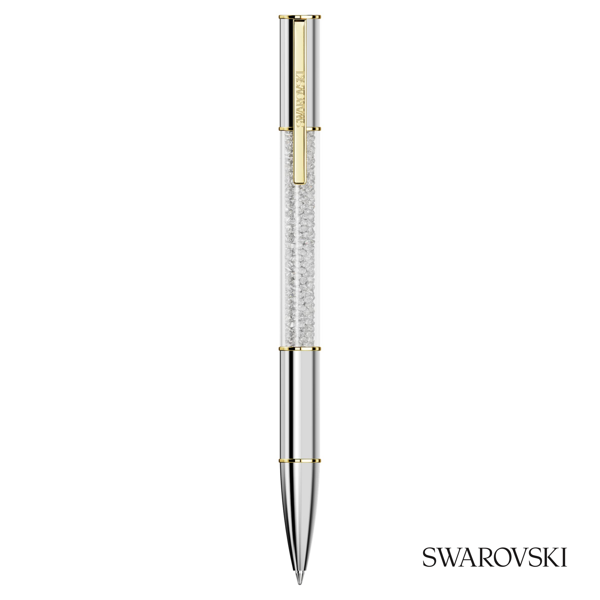 Swarovski Crystalline Ballpoint Pen, Crystals / Chrome Plated / Gold Tone Plated