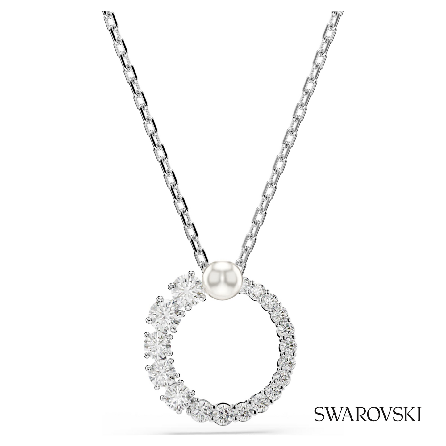 Swarovski Matrix pendant, Crystal pearl, Round cut, White – item 5688751 image 5