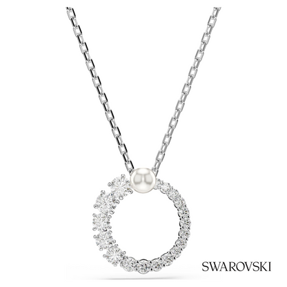 Swarovski Matrix pendant, Crystal pearl, Round cut, White – item 5688751 image 5