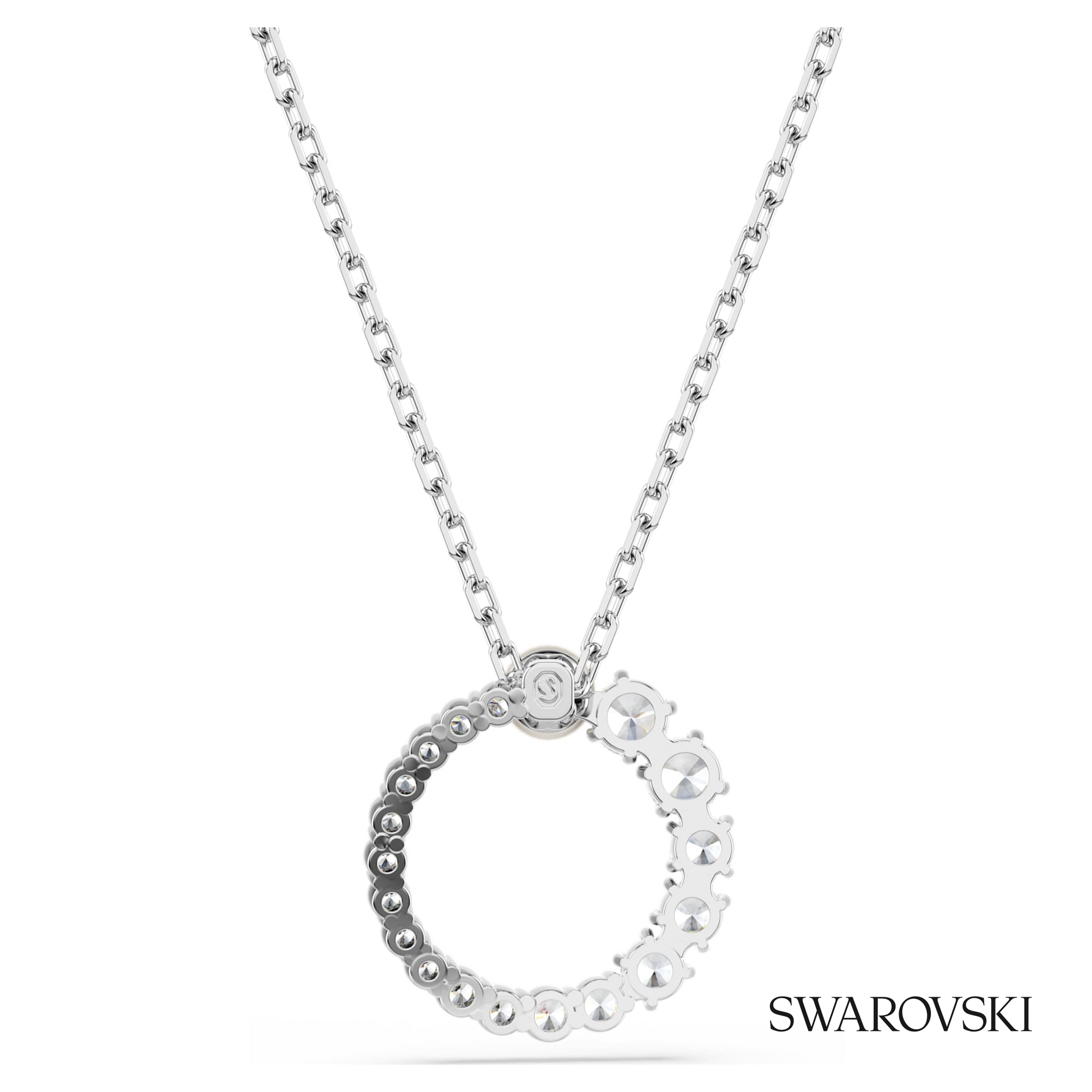 Swarovski Matrix pendant, Crystal pearl, Round cut, White – item 5688751 image 4