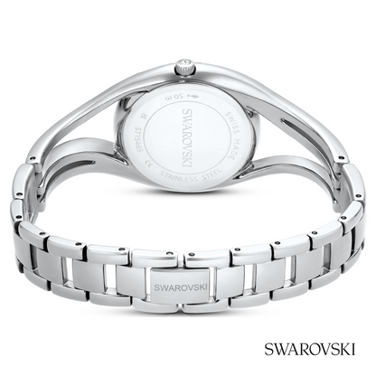 Hyperbola bangle watch, Swiss Made, Metal bracelet