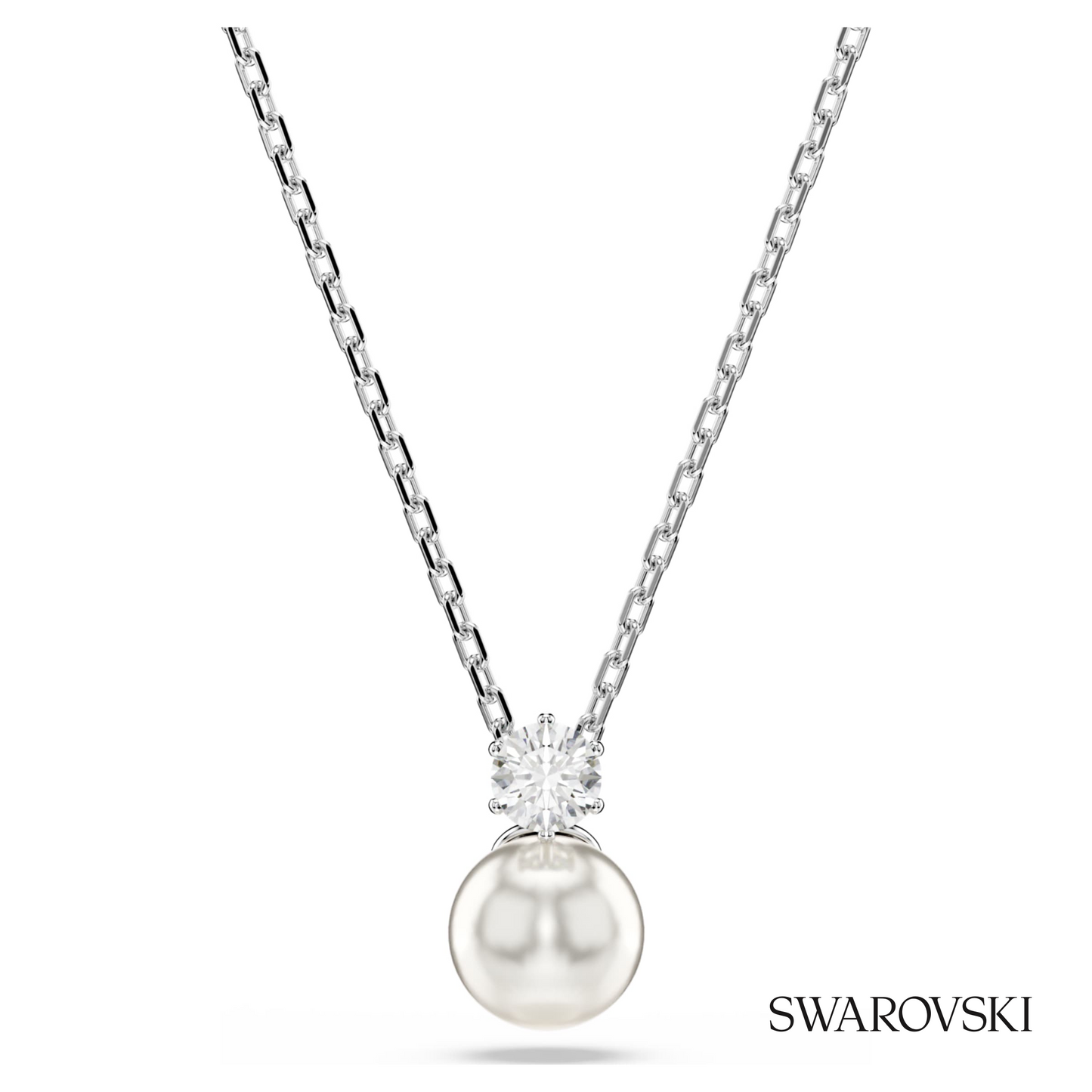 Swarovski Matrix set, Crystal pearl, Round cut, White – item 5689624 image 5