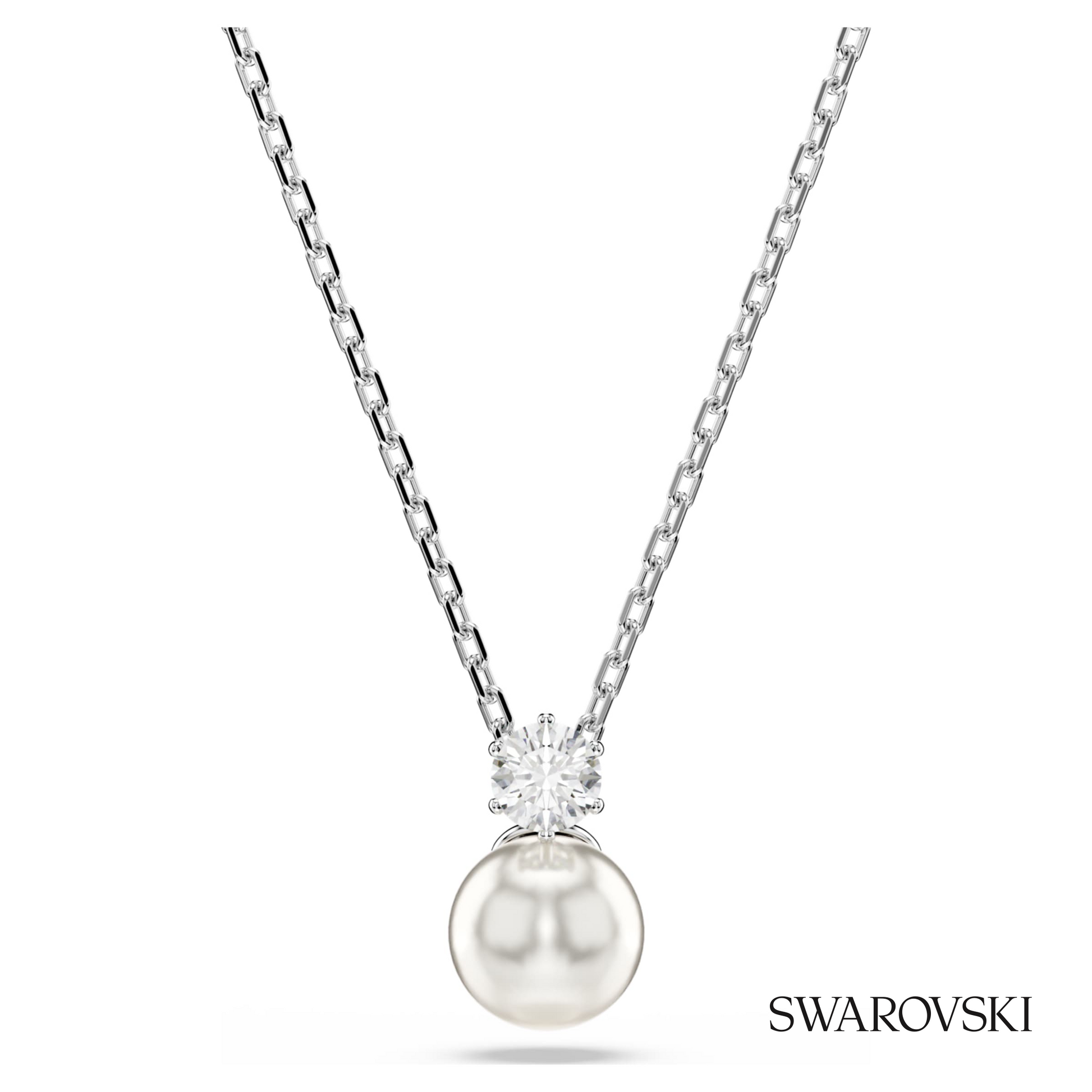 Swarovski Matrix set, Crystal pearl, Round cut, White – item 5689624 image 5