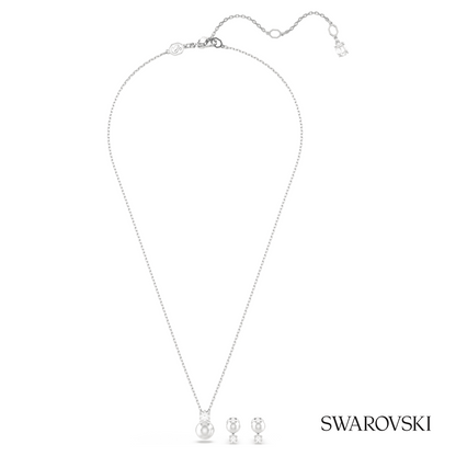 Swarovski Matrix set, Crystal pearl, Round cut, White – item 5689624 image 2