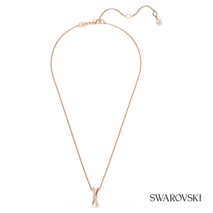 Hyperbola pendant, Mixed cuts, Twist, White, 18K rose gold finish – item 5689788 – view 2