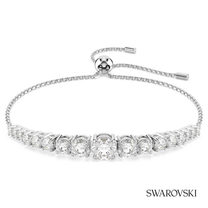 Swarovski Matrix bracelet, Gradient of round cuts, White – item 5690677