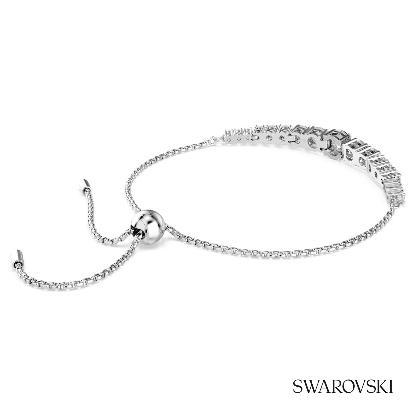 Swarovski Matrix bracelet, Gradient of round cuts, White – item 5690677 image 4