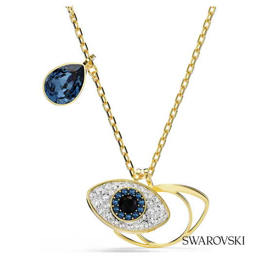 Symbolica pendant, Evil eye, Blue, 18K gold finish – item 5692178