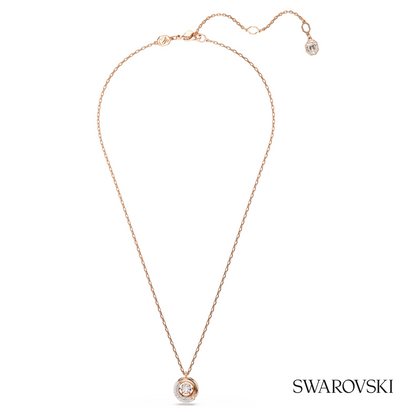 Swarovski Dextera pendant, Round cut, White, 18K rose gold – item 5692257 image 2