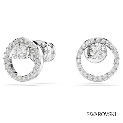 Swarovski Constella stud earrings, Round cut, White – item 5692262 image 5
