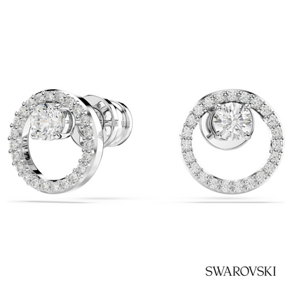 Swarovski Constella stud earrings, Round cut, White – item 5692262 image 2
