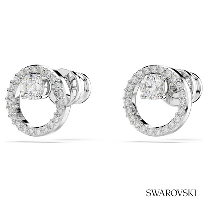 Swarovski Constella stud earrings, Round cut, White – item 5692262 image 3