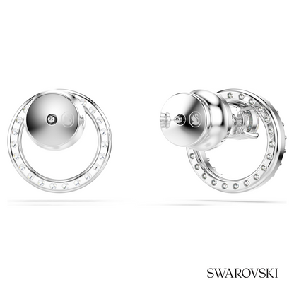 Swarovski Constella stud earrings, Round cut, White – item 5692262 image 4