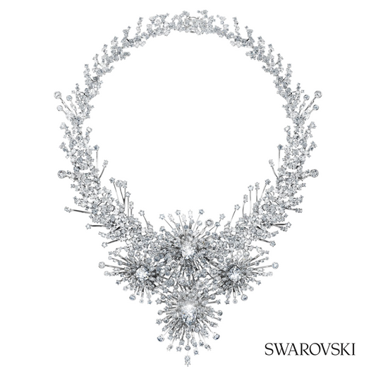 Galaxy necklace, Lab-grown diamonds 156.62 ct tw, Mixed shapes, 18K white gold – item 5692689