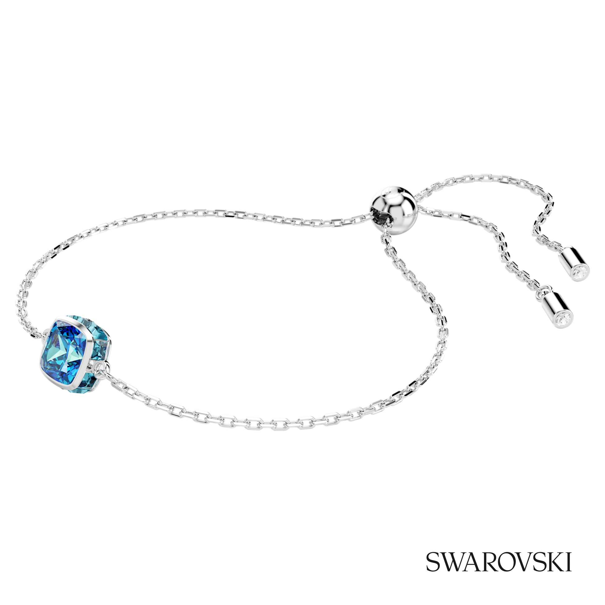 Swarovski Birthstone bracelet, Square cut, December, Blue – item 5692880 image 2