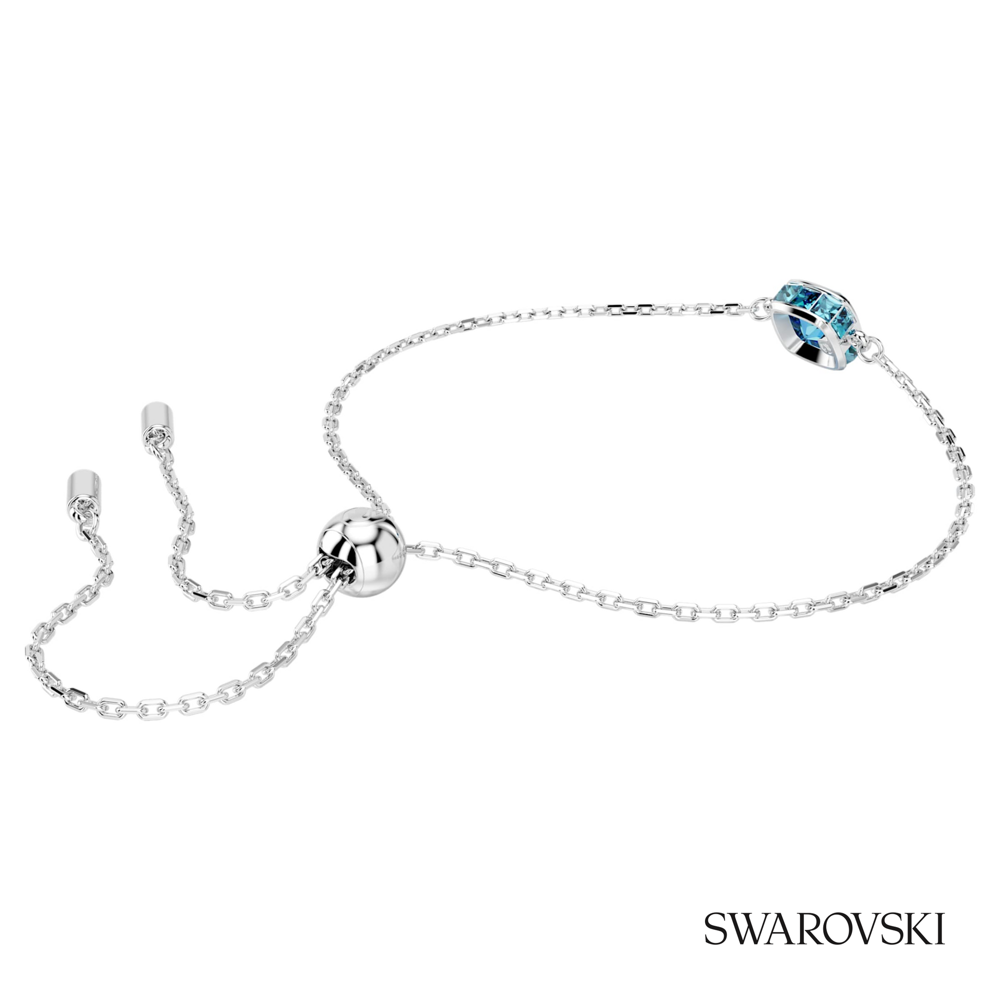 Swarovski Birthstone bracelet, Square cut, December, Blue – item 5692880 image 4