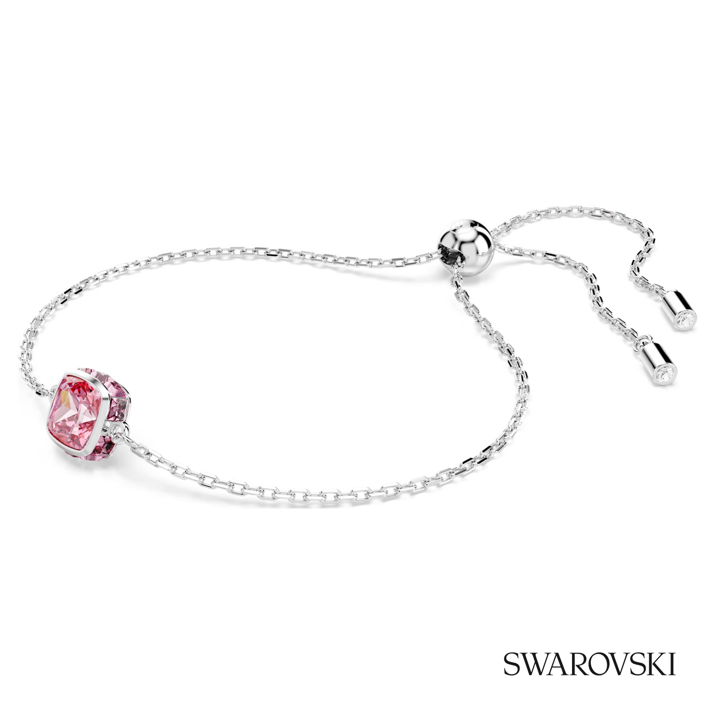 Swarovski Birthstone bracelet, Square cut, October, Pink – item 5692883 image 2