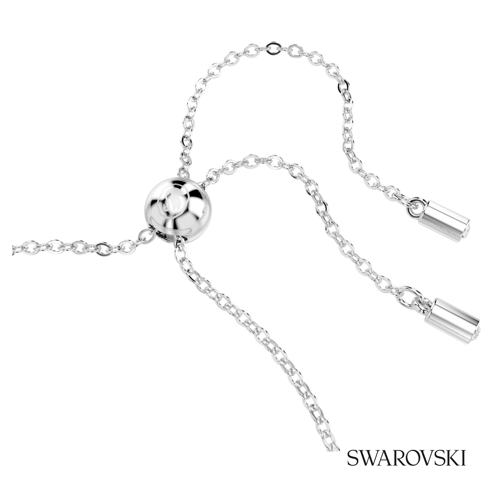 Swarovski Matrix bracelet, Mixed cuts, Blue, Rhodium plated – item 5693412 image 3