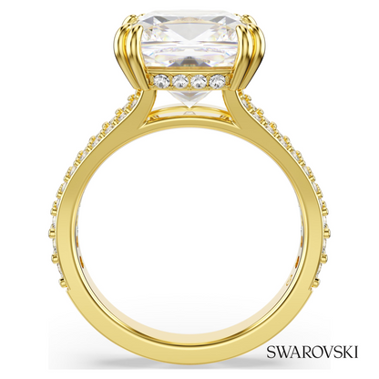 Swarovski Stilla cocktail ring, Square cut, Pave, White – item 5693501 image 4